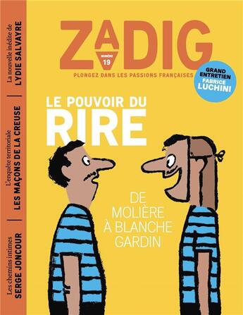 Couverture du livre « Zadig n19 » de Eric Fottorino aux éditions Zadig