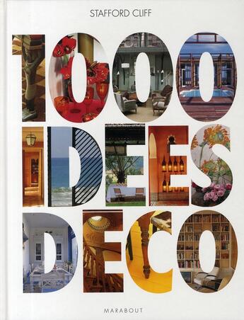 Couverture du livre « 1000 idées déco » de Cliff-S aux éditions Marabout