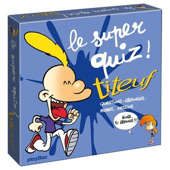 Couverture du livre « Boite quiz - titeuf » de  aux éditions Play Bac