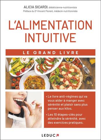 Couverture du livre « L'alimentation intuitive : le grand livre » de Alicia Sicardi aux éditions Leduc