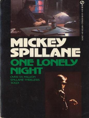 Couverture du livre « One Lonely Night » de Mickey Spillane aux éditions Penguin Group Us