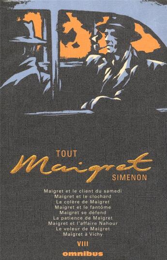 Couverture du livre « Tout Maigret Tome 8 » de Georges Simenon aux éditions Omnibus