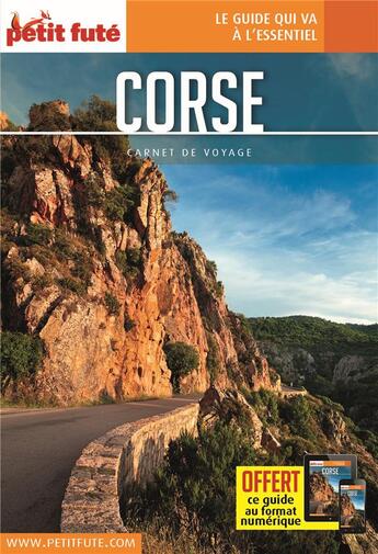 Couverture du livre « GUIDE PETIT FUTE ; CARNETS DE VOYAGE : Corse (édition 2020) » de Collectif Petit Fute aux éditions Le Petit Fute