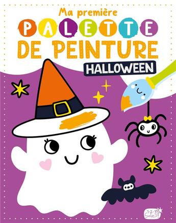 Couverture du livre « Ma première palette de peinture ; Halloween » de Atelier Cloro aux éditions 1 2 3 Soleil