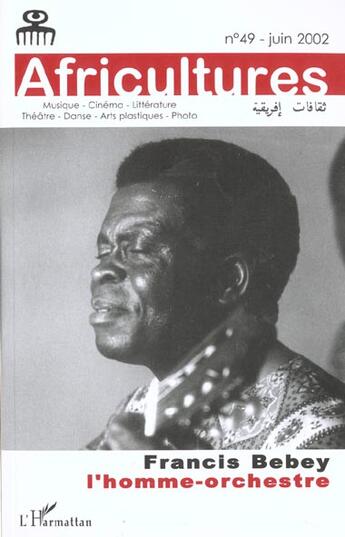 Couverture du livre « Francis Bebey l'homme-orchestre » de  aux éditions L'harmattan