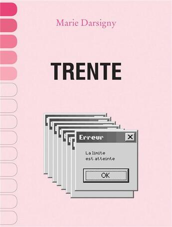 Couverture du livre « Trente » de Marie Darsigny aux éditions Remue Menage