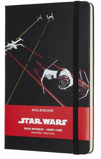 Couverture du livre « Star wars carnet grand format ligne navires » de Moleskine aux éditions Moleskine Papet