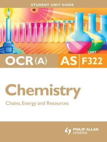 Couverture du livre « OCR AS Chemistry Student Unit Guide Unit 2 Ebook Epub » de Smith Mike aux éditions Hodder Education Digital