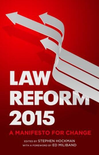 Couverture du livre « Law Reform 2015 » de Miliband Ed aux éditions Profile Digital