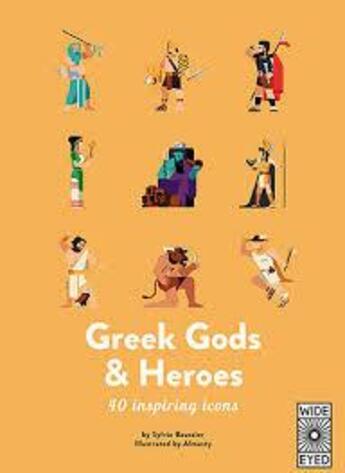 Couverture du livre « Greek gods and heroes » de Sylvie Baussier aux éditions Quarry