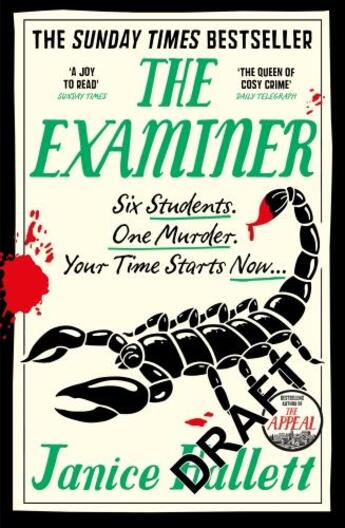 Couverture du livre « THE EXAMINER » de Janice Hallett aux éditions Faber Et Faber