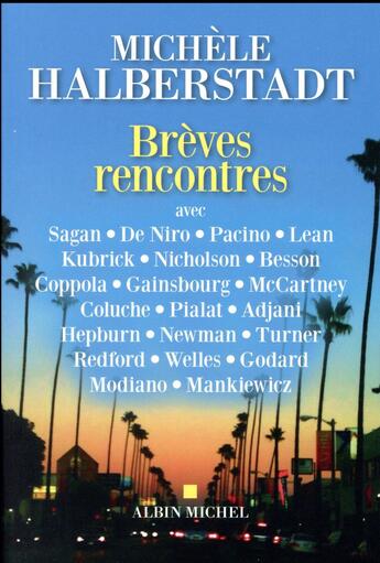 Couverture du livre « Brèves rencontres » de Michele Halberstadt aux éditions Albin Michel