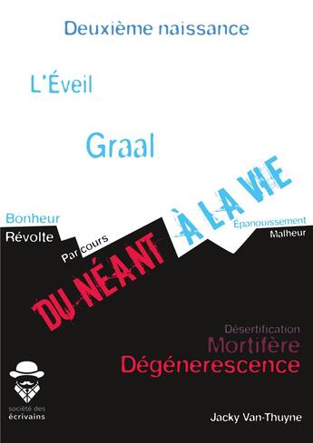 Couverture du livre « Du néant à la vie » de Jacky Van Thuyne aux éditions Societe Des Ecrivains