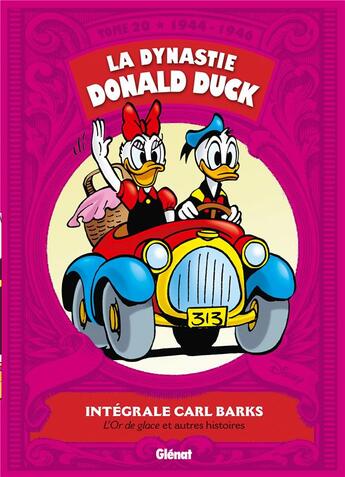 Couverture du livre « La dynastie Donald Duck : Intégrale vol.20 : 1944-1946 ; l'or de glace et autres histoires » de Carl Barks aux éditions Glenat