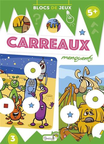 Couverture du livre « Carreaux manquants » de Beuvelet Gaelle aux éditions Grenouille