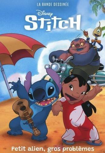 Couverture du livre « Stitch, petit alien, gros problèmes » de Giovanni Rigano et Michael J. Stewart aux éditions Unique Heritage