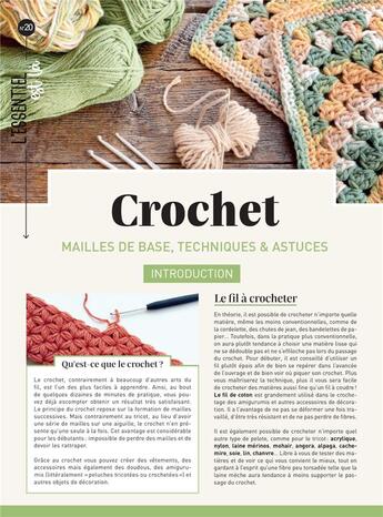 Couverture du livre « Crochet » de  aux éditions Mercileslivres