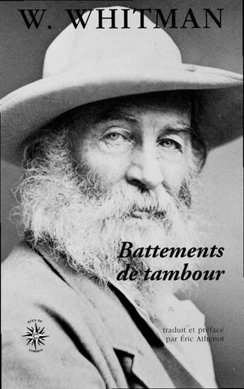 Couverture du livre « Battements de tambour » de Walt Whitman aux éditions Corti