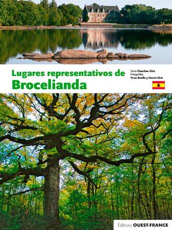 Couverture du livre « Lugares representativos de Brocelianda » de Claudine Glot aux éditions Ouest France