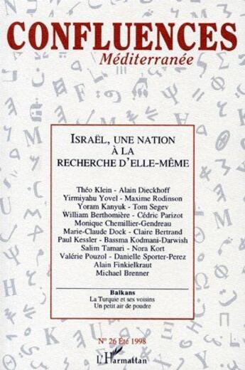 Couverture du livre « Israël, une nation à la recherche d'elle-même » de  aux éditions L'harmattan