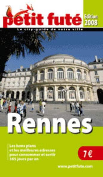 Couverture du livre « Rennes (édition 2008) » de Collectif Petit Fute aux éditions Le Petit Fute