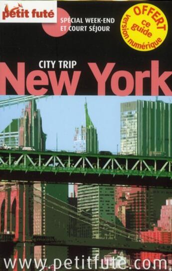 Couverture du livre « GUIDE PETIT FUTE ; CITY TRIP ; New York (édition 2012) » de  aux éditions Le Petit Fute