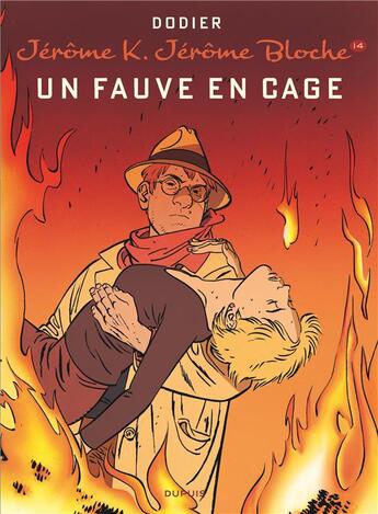 Couverture du livre « Jérôme K. Jérôme Bloche Tome 14 : un fauve en cage » de Alain Dodier aux éditions Dupuis