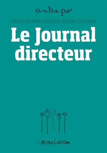 Couverture du livre « Le journal directeur » de  aux éditions L'association