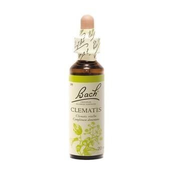 Couverture du livre « Fleurs de bach original n 9 clematis - 20 ml » de  aux éditions Dg-exodif