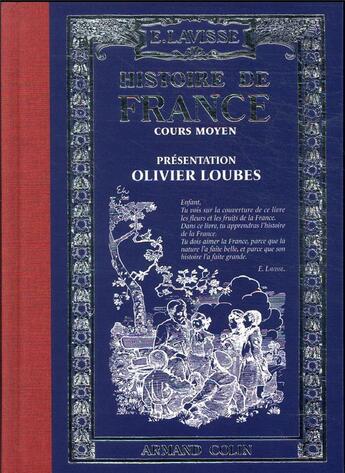 Couverture du livre « Histoire de France : cours moyen » de Ernest Lavisse aux éditions Armand Colin