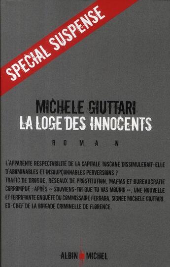 Couverture du livre « La loge des innocents » de Giuttari-M aux éditions Albin Michel