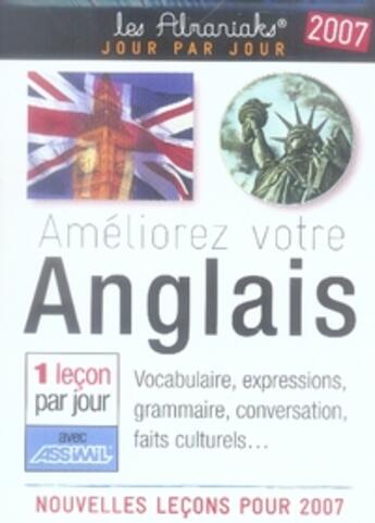 Couverture du livre « Améliorez votre anglais (édition 2007) » de  aux éditions Editions 365