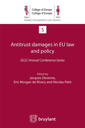 Couverture du livre « Antitrust damages in EU law and policy » de  aux éditions Bruylant