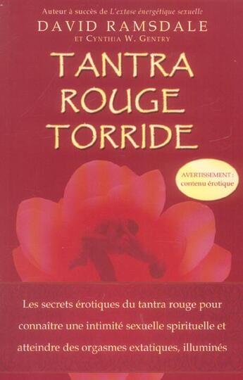 Couverture du livre « Tantra rouge torride » de David Ramsdale aux éditions Ada