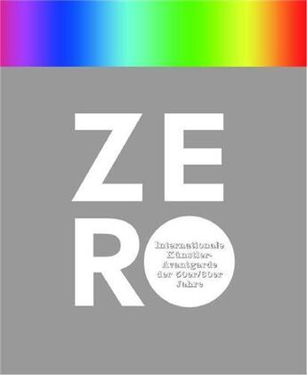 Couverture du livre « Zero international kunstler /allemand » de Brock Bazon aux éditions Hatje Cantz