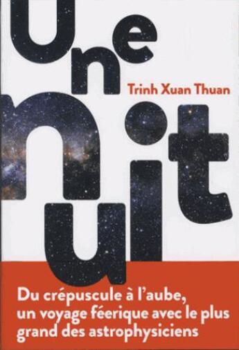 Couverture du livre « Une nuit » de Xuan Thuan Trinh aux éditions L'iconoclaste