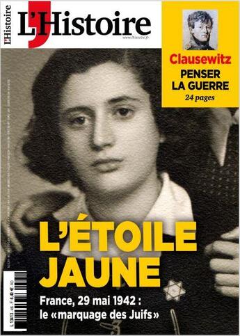 Couverture du livre « L'histoire n 495 : l'etoile jaune - mai 2022 » de  aux éditions L'histoire