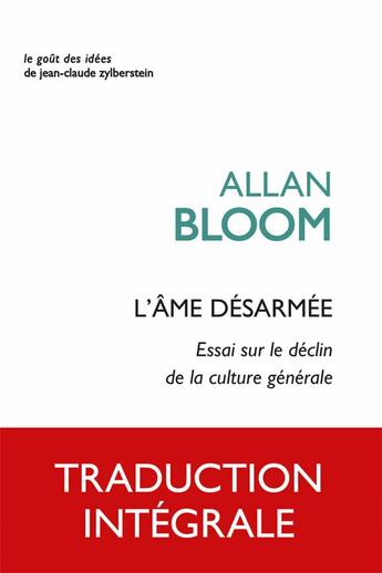 Couverture du livre « L'âme désarmée » de Allan Bloom aux éditions Belles Lettres