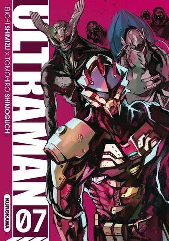 Couverture du livre « Ultraman Tome 7 » de Eiichi Shimizu et Tomoshiro Shimoguchi aux éditions Kurokawa