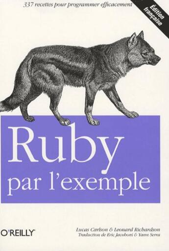 Couverture du livre « Ruby par l'exemple » de Carlson aux éditions Ellipses