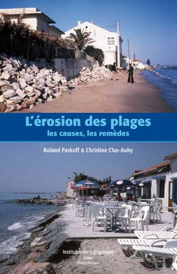 Couverture du livre « L'érosion des plages : les causes, les remèdes » de Roland Paskoff aux éditions Institut Oceanographique