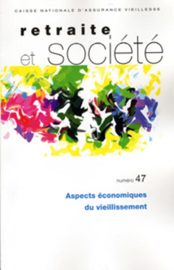 Couverture du livre « Aspects economiques du vieillissement » de  aux éditions Documentation Francaise