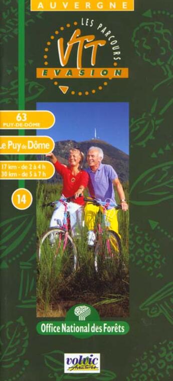 Couverture du livre « ***puy de dome vtt n 14 » de  aux éditions Office National Des Forets