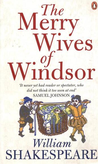 Couverture du livre « The merry wives of Windsor » de William Shakespeare aux éditions Adult Pbs