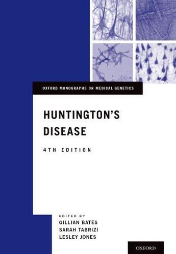 Couverture du livre « Huntington's Disease » de Gillian Bates aux éditions Oxford University Press Usa