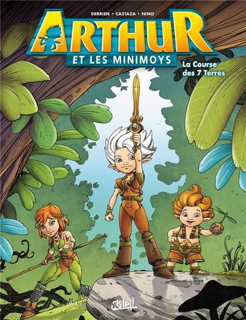 Couverture du livre « Arthur et les Minimoys Tome 1 : la course des 7 terres » de Philippe Castaza et Jean-Christophe Derrien aux éditions Soleil