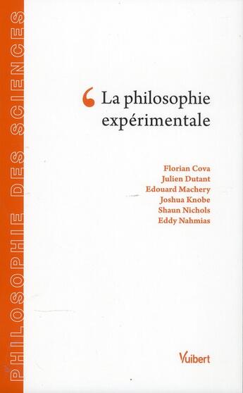 Couverture du livre « La philosophie expérimentale » de  aux éditions Vuibert