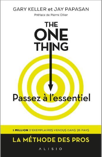 Couverture du livre « The one thing » de Gary Keller aux éditions Alisio