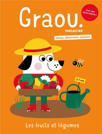 Couverture du livre « Magazine graou n 36 - les fruits et legumes - juin/juil 2023 » de Elo/Gwe/Constancien aux éditions Maison Georges