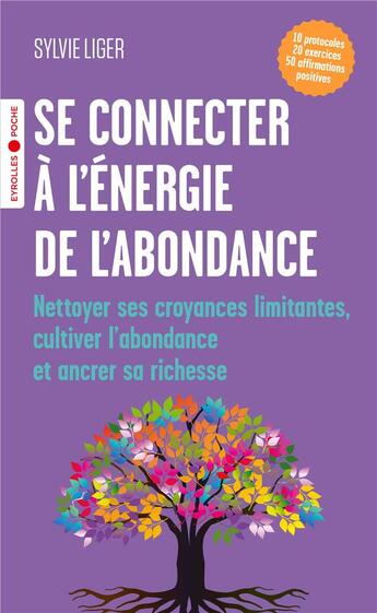 Couverture du livre « Se connecter à l'énergie de l'abondance : Nettoyer ses croyances limitantes, cultiver l'abondance et ancrer sa richesse » de Sylvie Liger aux éditions Eyrolles